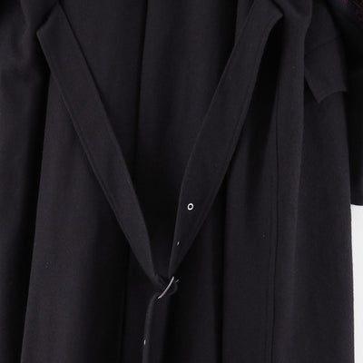 【DAIRIKU/ダイリク】<br>”BATMAN” Drape Long P-coat <br>25AWO7