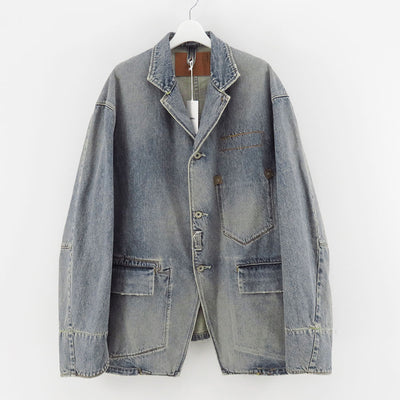 【DAIRIKU/ダイリク】<br>Free Stich Draiping Denim Jacket <br>25AWD8