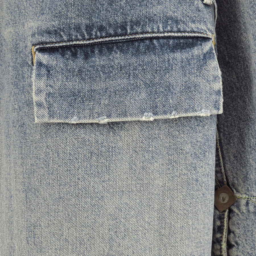 【DAIRIKU/ダイリク】<br>Free Stich Draiping Denim Jacket <br>25AWD8