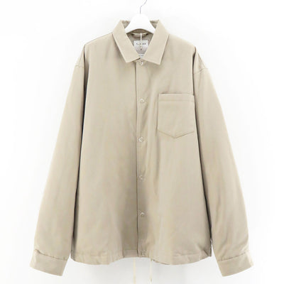 【TANAKA/タナカ】<br>PADDED COACH SHIRT (SAND BEIGE) <br>ST-140