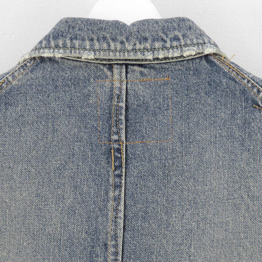 【DAIRIKU/ダイリク】<br>Free Stich Draiping Denim Jacket <br>25AWD8