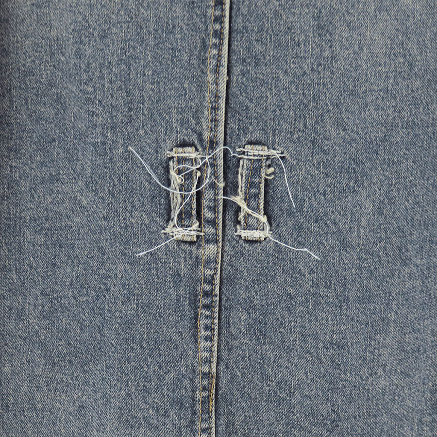 【DAIRIKU/ダイリク】<br>Free Stich Draiping Denim Jacket <br>25AWD8