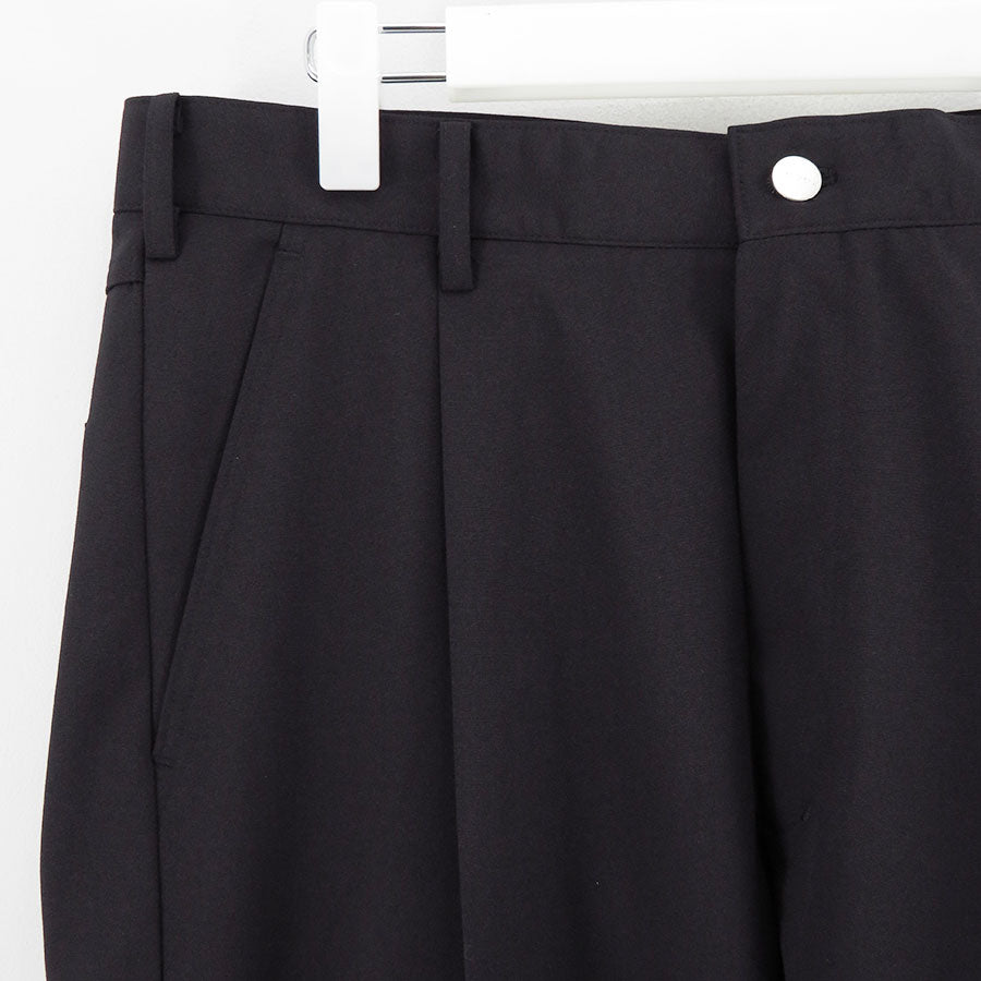 Graphpaper/グラフペーパー】Semi Dull Oxford Trousers (BLACK) GM251