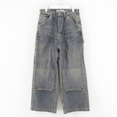 【DAIRIKU/ダイリク】<br>Vintage Washed Painter Denim Wide Pant <br>25AWD15