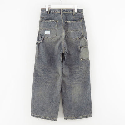 【DAIRIKU/ダイリク】<br>Vintage Washed Painter Denim Wide Pant <br>25AWD15