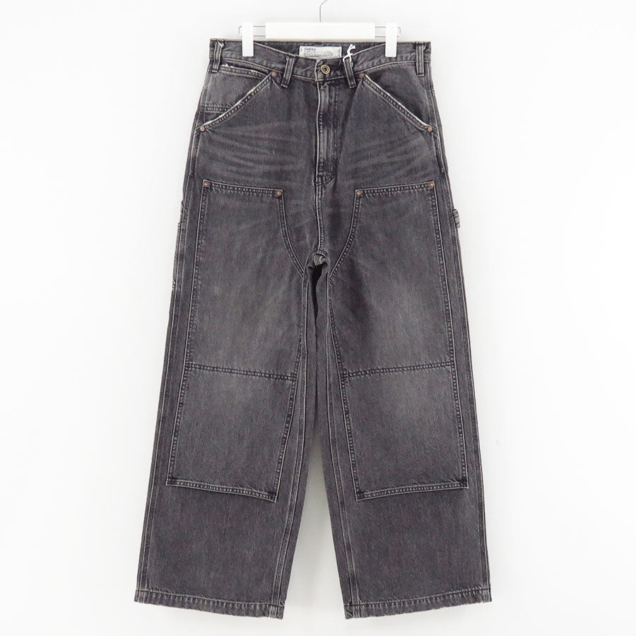 【DAIRIKU/ダイリク】<br>Vintage Washed Painter Denim Wide Pant <br>25AWD15