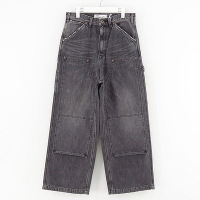 【DAIRIKU/ダイリク】<br>Vintage Washed Painter Denim Wide Pant <br>25AWD15