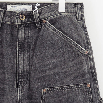 【DAIRIKU/ダイリク】<br>Vintage Washed Painter Denim Wide Pant <br>25AWD15