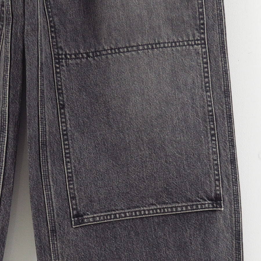 【DAIRIKU/ダイリク】<br>Vintage Washed Painter Denim Wide Pant <br>25AWD15