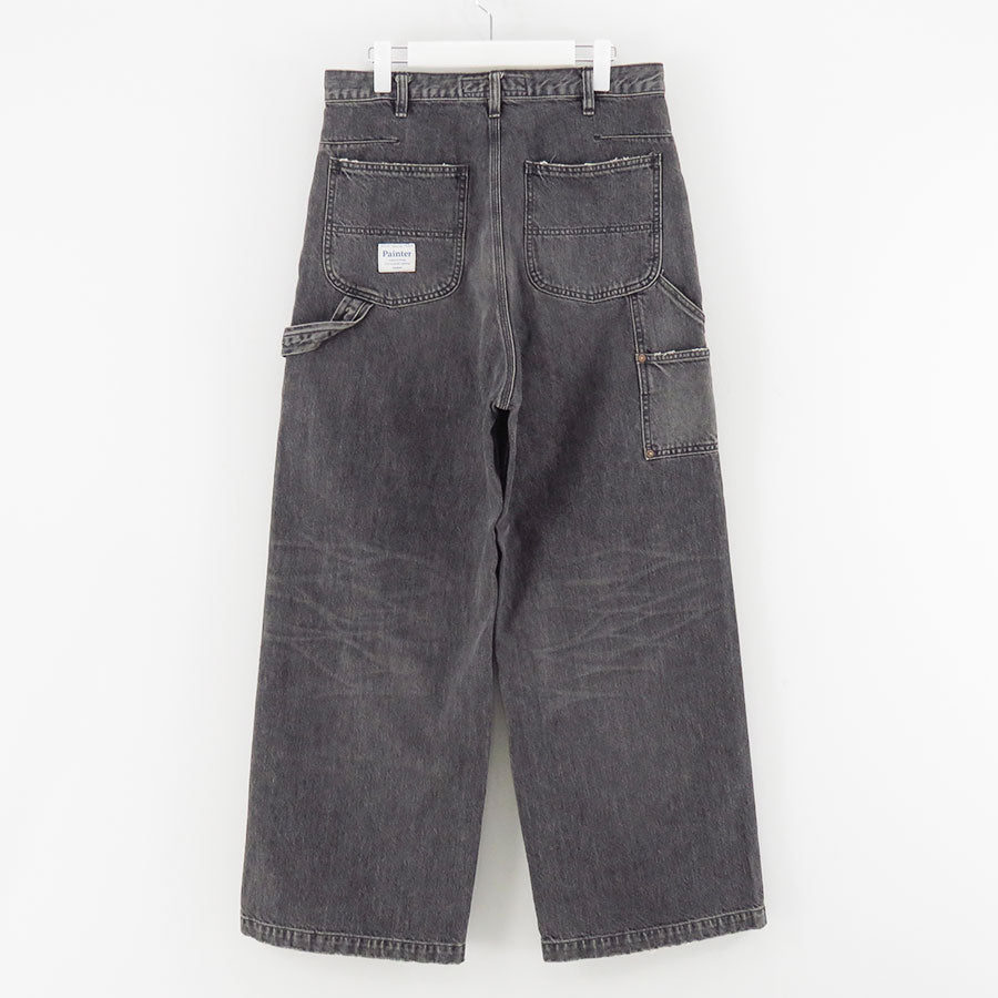 【DAIRIKU/ダイリク】<br>Vintage Washed Painter Denim Wide Pant <br>25AWD15