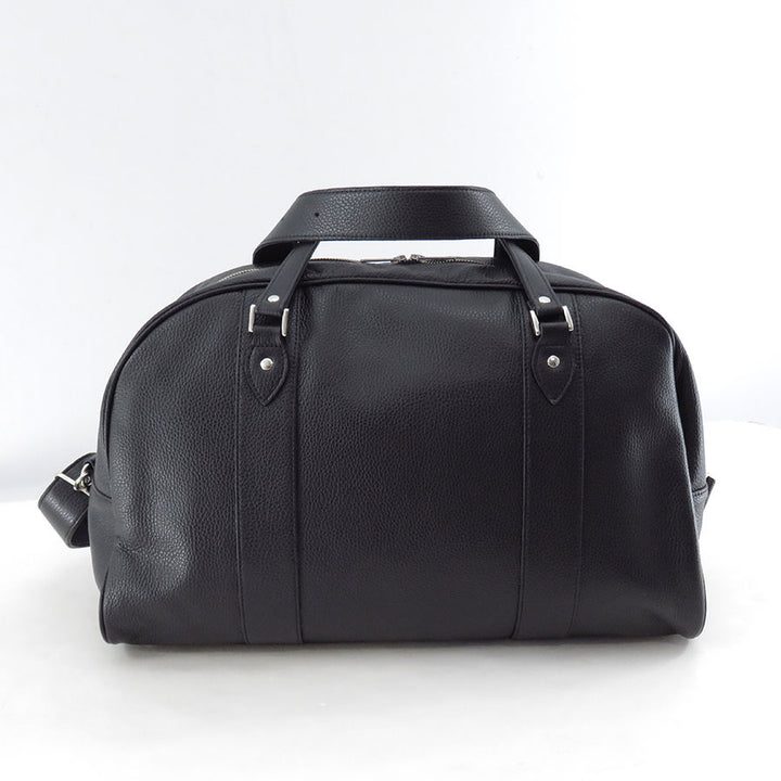 【DAIRIKU / ダイリク】Leather Boston Bag DAIRIKU [ Leather Boston Bag with Soup Acce ] Black | ロイド