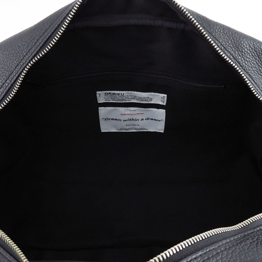 【DAIRIKU/ダイリク】<br>"D"Buckle Velt Boston Bag <br>25AWBG1