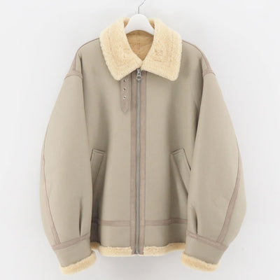 【Graphpaper/グラフペーパー】<br>Sheep Mouton B-3 Flight Jacket <br>GM253-30454