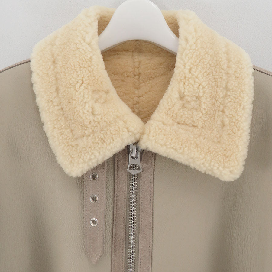 【Graphpaper/グラフペーパー】<br>Sheep Mouton B-3 Flight Jacket <br>GM253-30454
