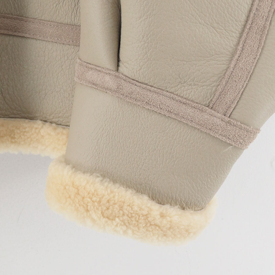 【Graphpaper/グラフペーパー】<br>Sheep Mouton B-3 Flight Jacket <br>GM253-30454