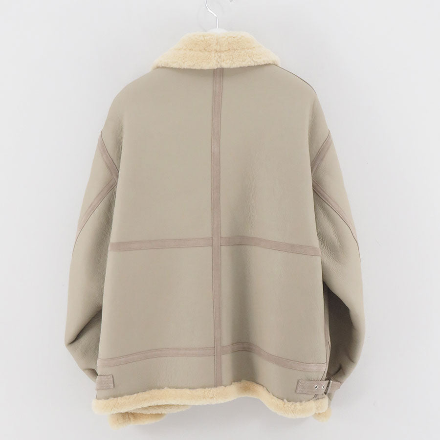 【Graphpaper/グラフペーパー】<br>Sheep Mouton B-3 Flight Jacket <br>GM253-30454