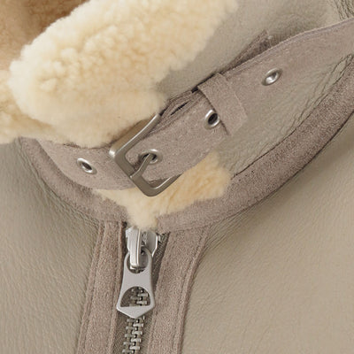 【Graphpaper/グラフペーパー】<br>Sheep Mouton B-3 Flight Jacket <br>GM253-30454