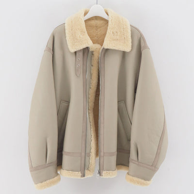 【Graphpaper/グラフペーパー】<br>Sheep Mouton B-3 Flight Jacket <br>GM253-30454