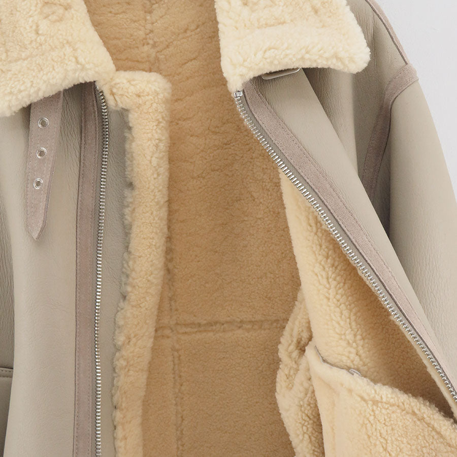 【Graphpaper/グラフペーパー】<br>Sheep Mouton B-3 Flight Jacket <br>GM253-30454
