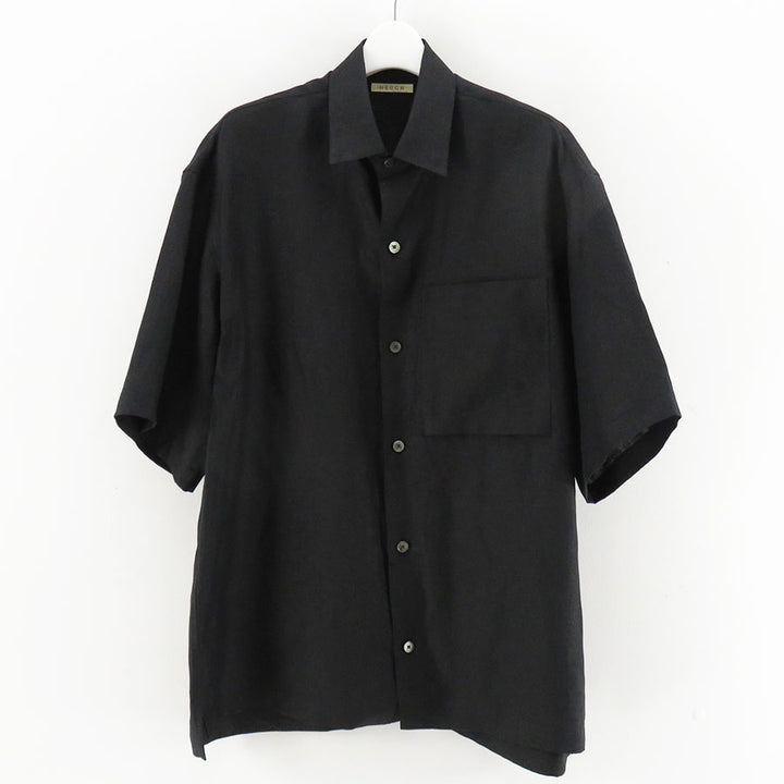 21ss 新品 HEUGN ユーゲン リネンコットンシャツ HEUGN/ユーゲン】Sam Linen SSL Black SHIRT161の通販 「ONENESS