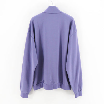 【AURALEE/オーラリー】<br>ELASTIC HIGH GAUGE SWEAT HALF ZIP P/O <br>A24AP01NU