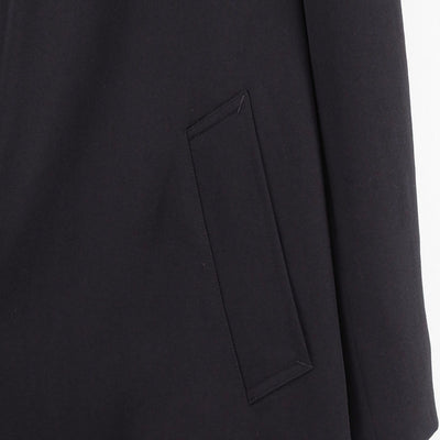 【Y's for men/ワイズフォーメン】<br>WOOL GABARDINE COAT WITH STAND FRONT COLLAR <br>ML-C03-103