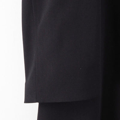 【Y's for men/ワイズフォーメン】<br>WOOL GABARDINE COAT WITH STAND FRONT COLLAR <br>ML-C03-103