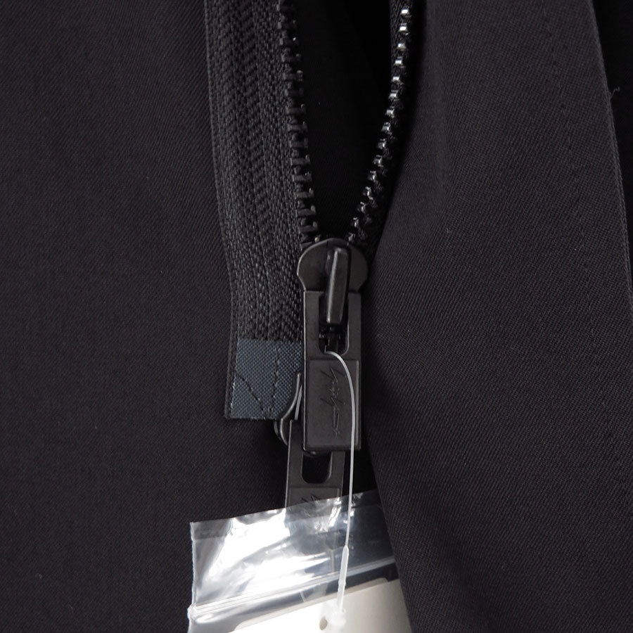 【Y's for men/ワイズフォーメン】<br>WOOL GABARDINE COAT WITH STAND FRONT COLLAR <br>ML-C03-103