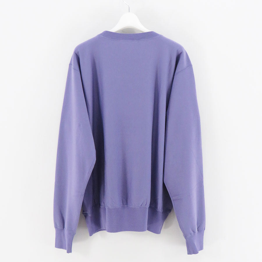 【AURALEE/オーラリー】<br>ELASTIC HIGH GAUGE SWEAT P/O <br>A24AP02NU