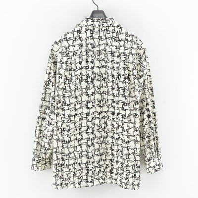 【Y's for men×MASSES】<br> COTTON PIGMENT PRINT OPEN COLLAR SHIRT <br>ML-B91-044