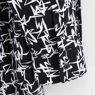 【Y's for men×MASSES】<br> COTTON PIGMENT PRINT OPEN COLLAR SHIRT <br>ML-B91-044