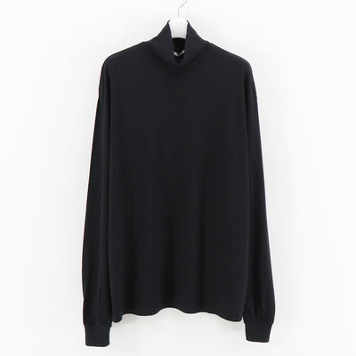 【AURALEE/オーラリー】<br>SEAMLESS HI NECK L/S TEE <br>A00T03ST