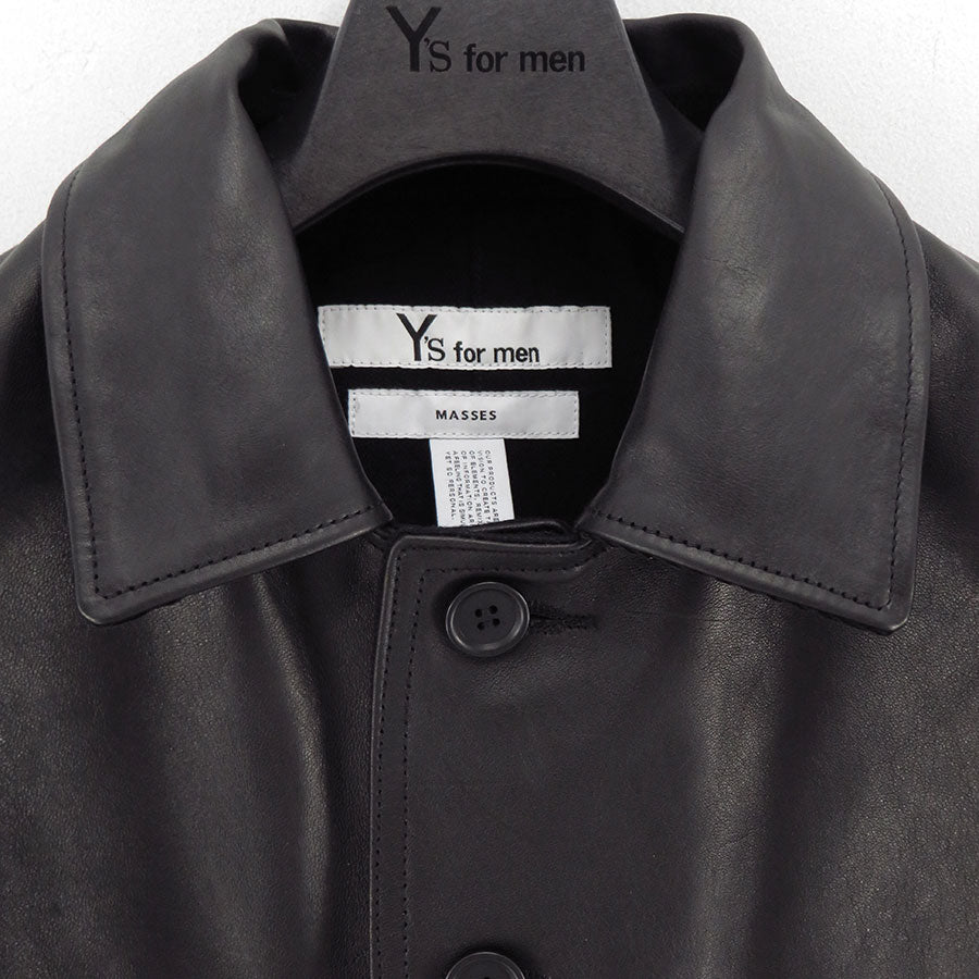 90's Y’s for men レザーラペルジャケット ワイズフォーメン 90's Y's for men レザーラペルジャケット ワイズフォーメン