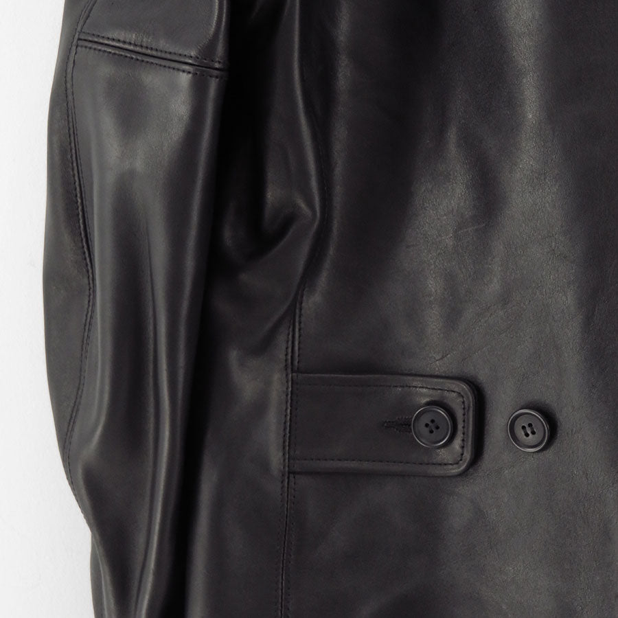 【Y's for men×MASSES】<br> HORSE LEATHER CAR COAT <br>ML-C90-706