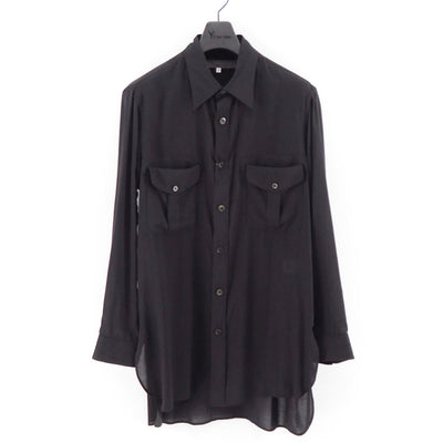 【Y's for men/ワイズフォーメン】<br>CELLULOSE LAWN DOUBLE-POCKET SHIRT <br>ML-B08-201