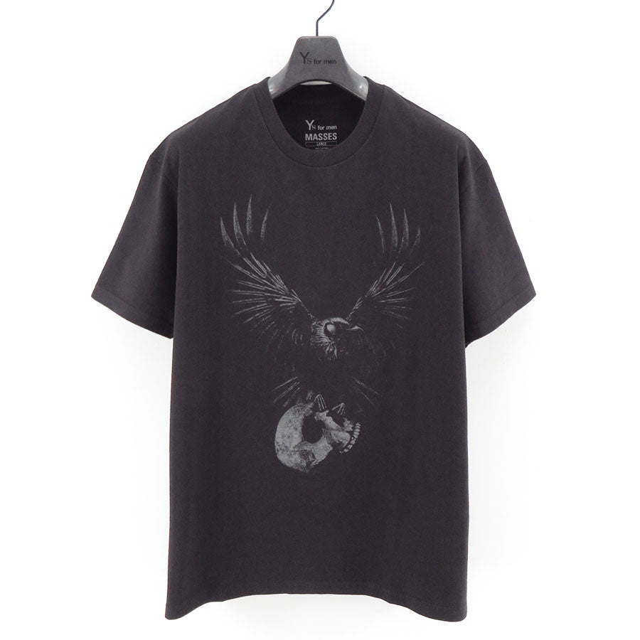 【Y's for men×MASSES】<br> COTTON SINGLE PRINT ROUND NECK SHORT SLEEVE T <br>ML-T73-990