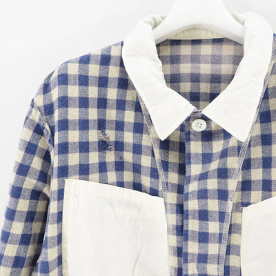 【KHOKI/コッキ】<br>Vintage finished reversible shirt <br>24fw-b-03