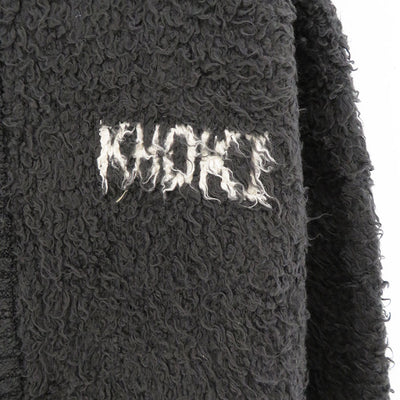 【KHOKI/コッキ】<br>Embroidery-design crew-neck cardigan <br>24fw-k-04