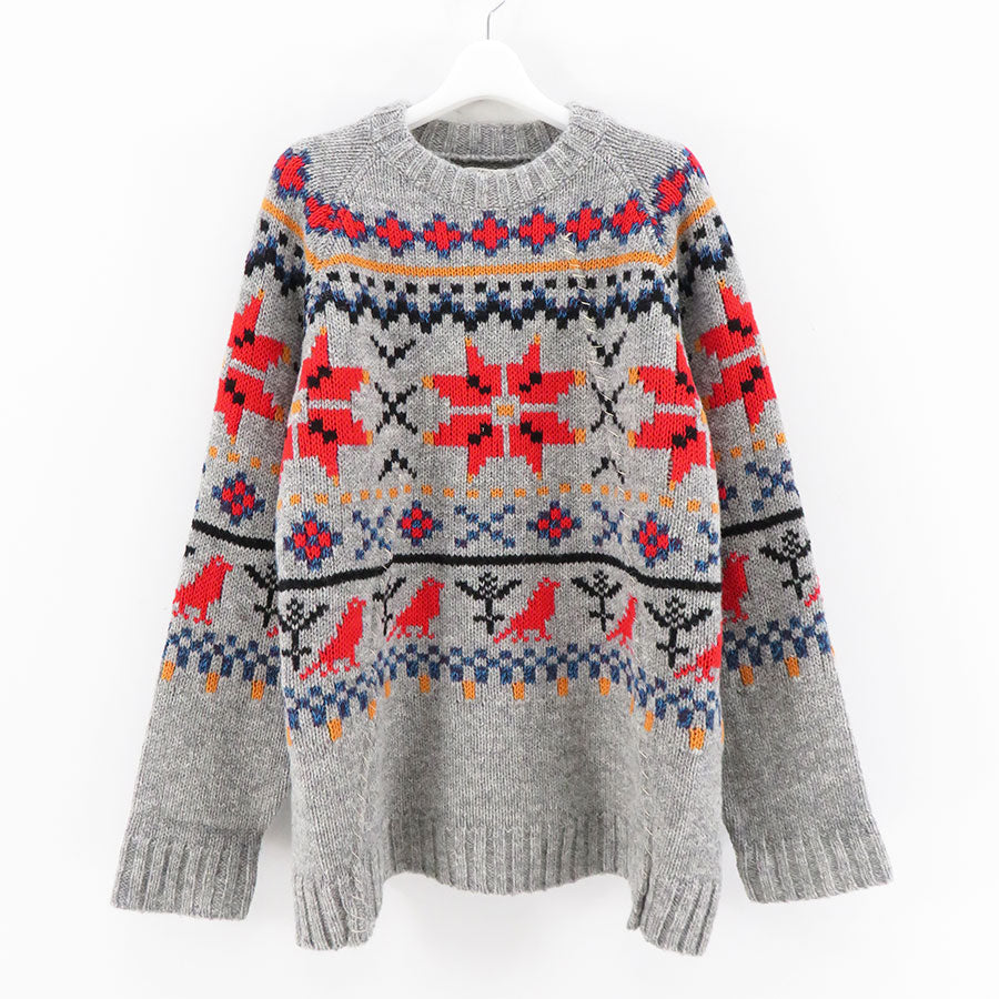 【KHOKI/コッキ】<br>Nordic sweater <br>24fw-k-05