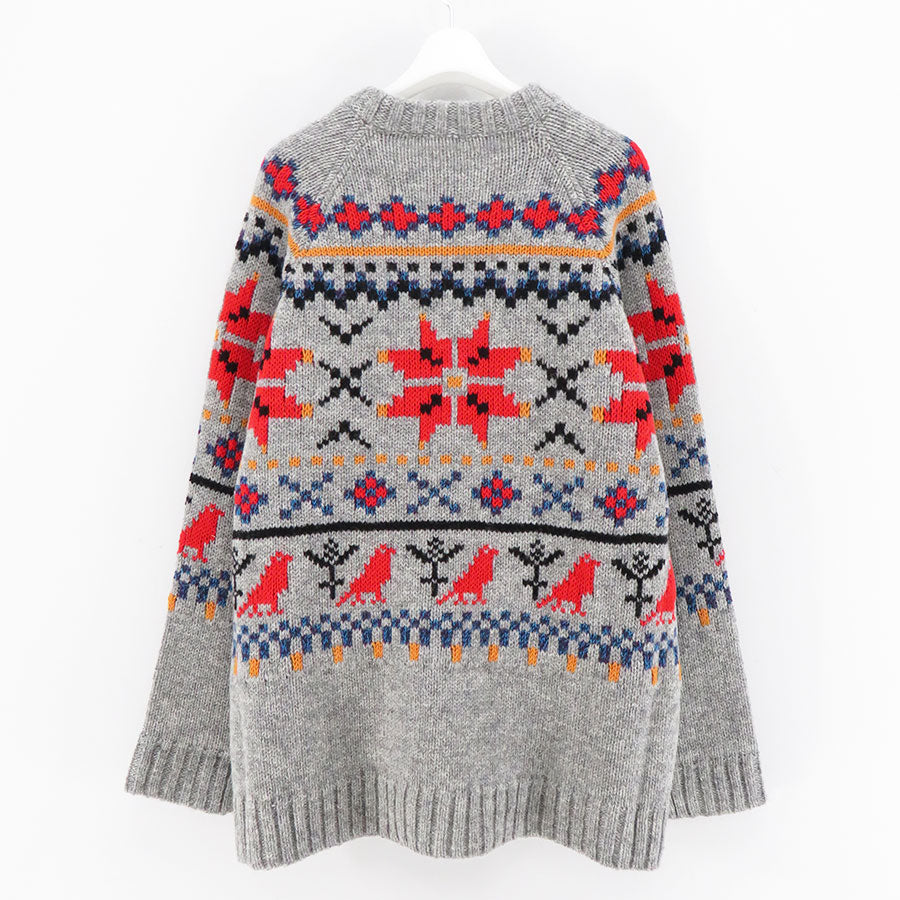 【KHOKI/コッキ】<br>Nordic sweater <br>24fw-k-05