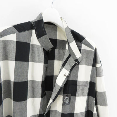 【Porter Classic/포터 클래식】<br> BLOCK CHECK STAND COLLAR SHIRT<br> PC-016-2474 