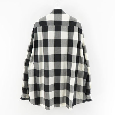 【Porter Classic/포터 클래식】<br> BLOCK CHECK STAND COLLAR SHIRT<br> PC-016-2474 