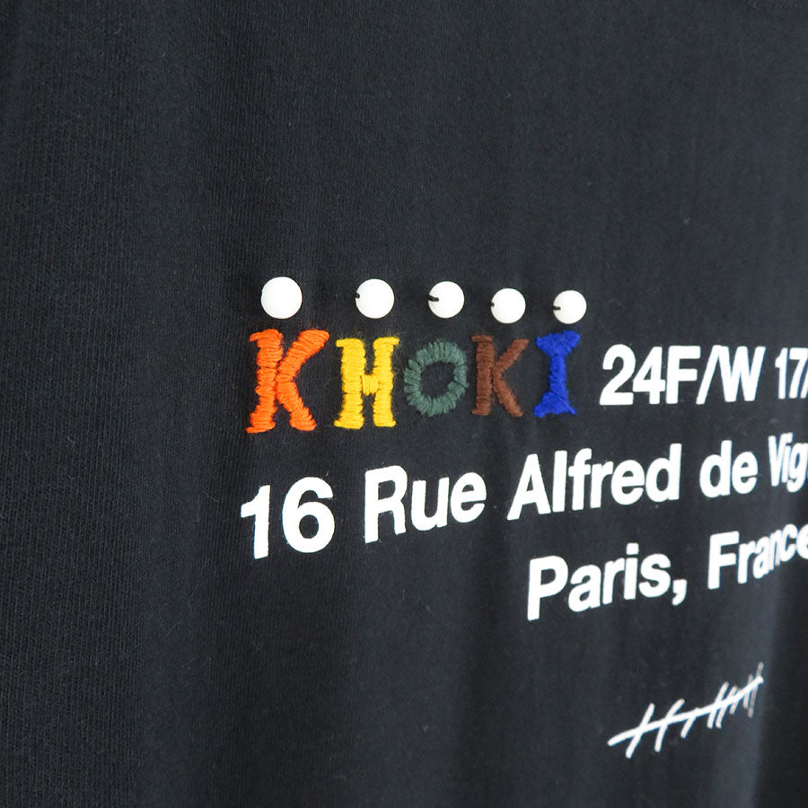 【KHOKI/コッキ】<br>STAFF T-shirt 24FW <br>24fw-t-03