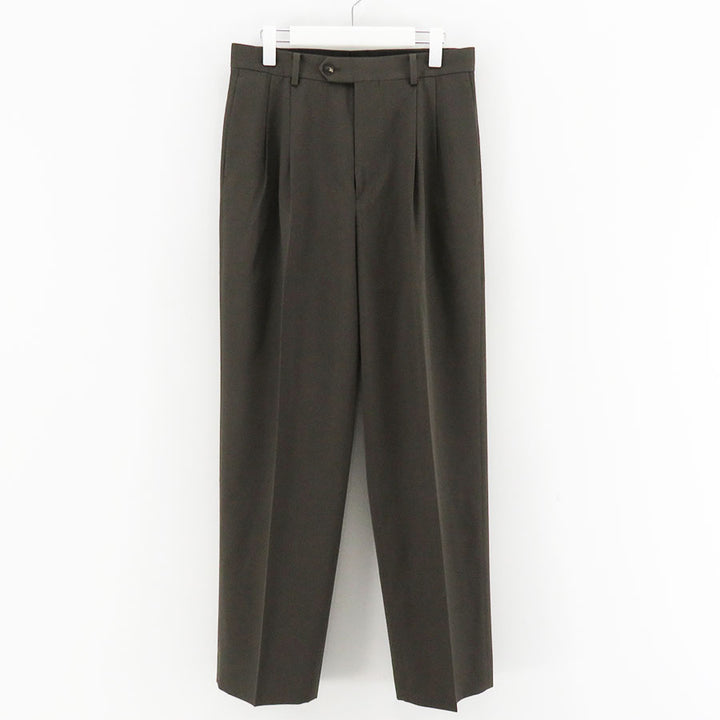 AURALEE/オーラリー】LIGHT WOOL MAX GABARDINE TWO-TUCK SLACKS