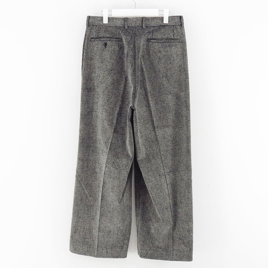 【REVERBERATE/リバーバレイト】<br>TACKED TROUSERS <br>REV-25AW-TR05-CD