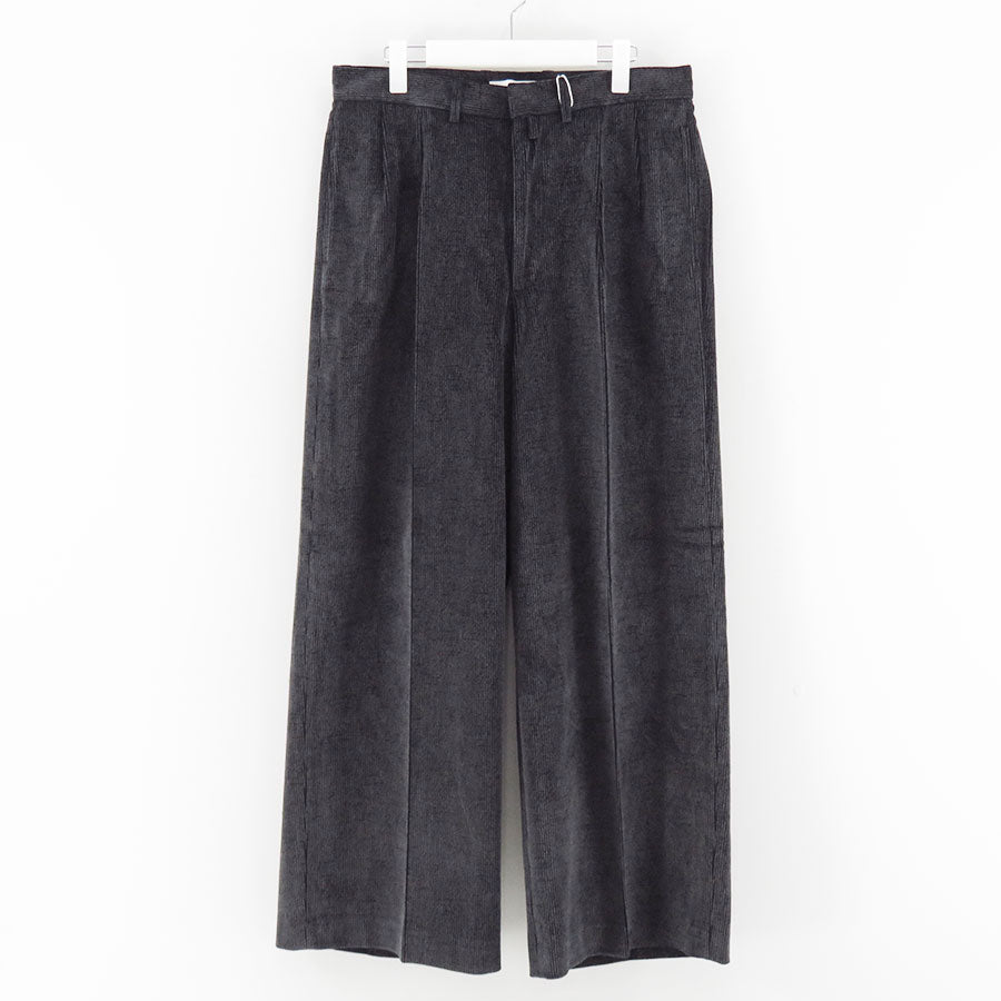 【REVERBERATE/リバーバレイト】<br>TACKED TROUSERS <br>REV-25AW-TR05-CD