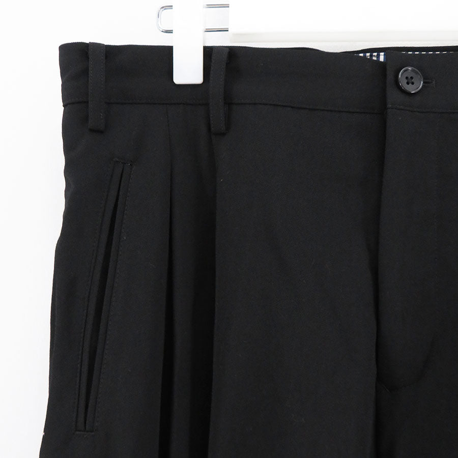 【KHOKI/コッキ】<br>Pleat-detail pants <br>24fw-p-06