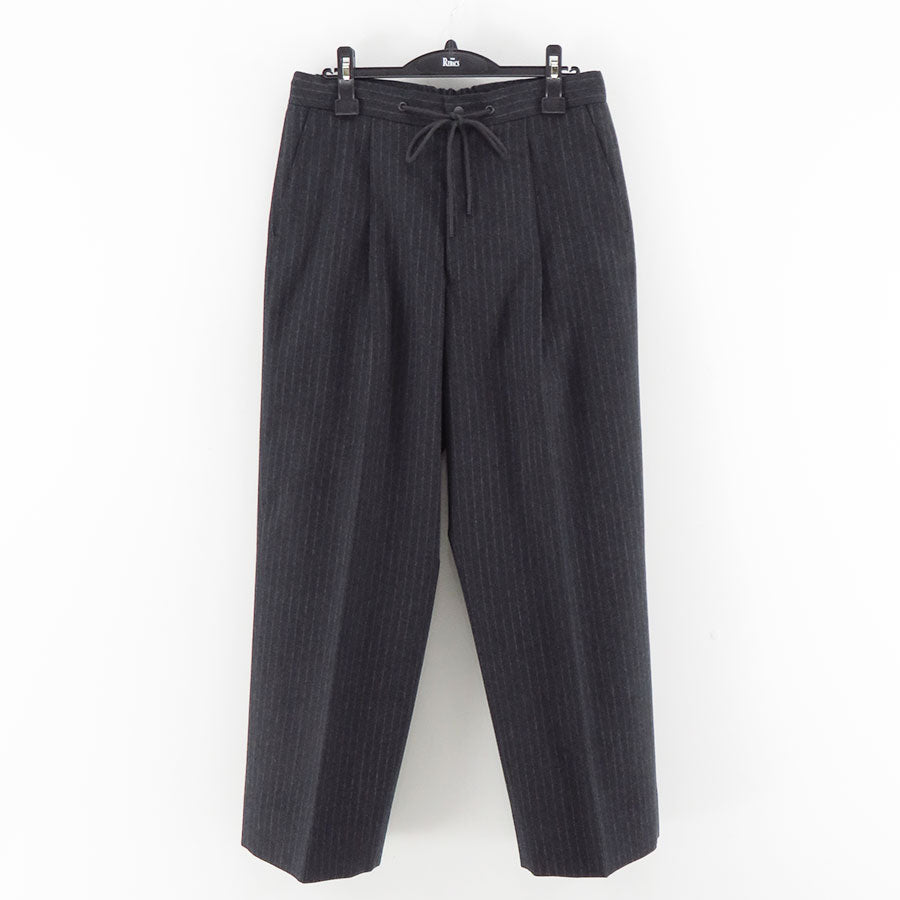 【THE RERACS/ザ・リラクス】<br>RERACS 2/54 COLLEGE FLANNEL THE EASY SLACKS WIDE (STRIPE) <br>25FW-REPT-262-2-J