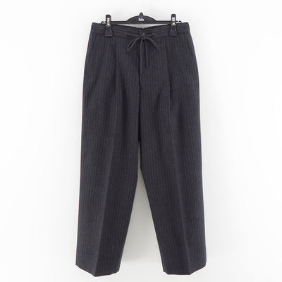 【THE RERACS/ザ・リラクス】<br>RERACS 2/54 COLLEGE FLANNEL THE EASY SLACKS WIDE (STRIPE) <br>25FW-REPT-262-2-J