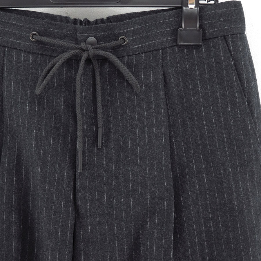 【THE RERACS/ザ・リラクス】<br>RERACS 2/54 COLLEGE FLANNEL THE EASY SLACKS WIDE (STRIPE) <br>25FW-REPT-262-2-J